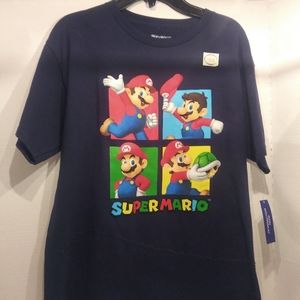 Super Mario Nintendo Graphic Tee NWT
